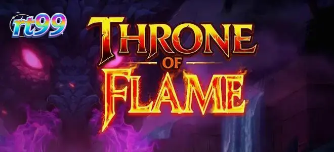 Tampilan visual slot Thrown of Flame dengan tema naga api